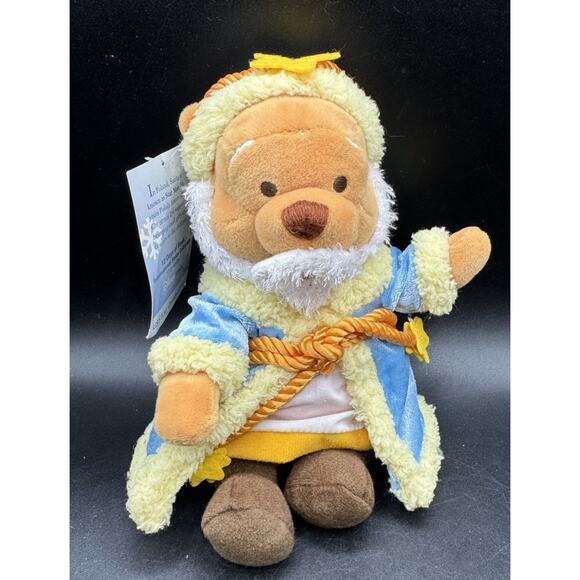 New Star Man #7 12 days Disney Santa Poland pooh beanie plush Christmas NWT D1 - Picture 1 of 7